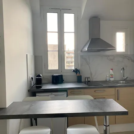 Appartement Beachside Art Deco - Direct Tram To Airport Nice