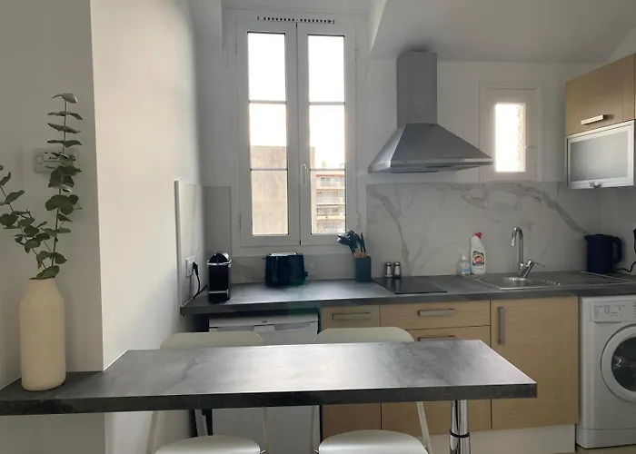 Appartement Beachside Art Deco - Direct Tram To Airport Nice